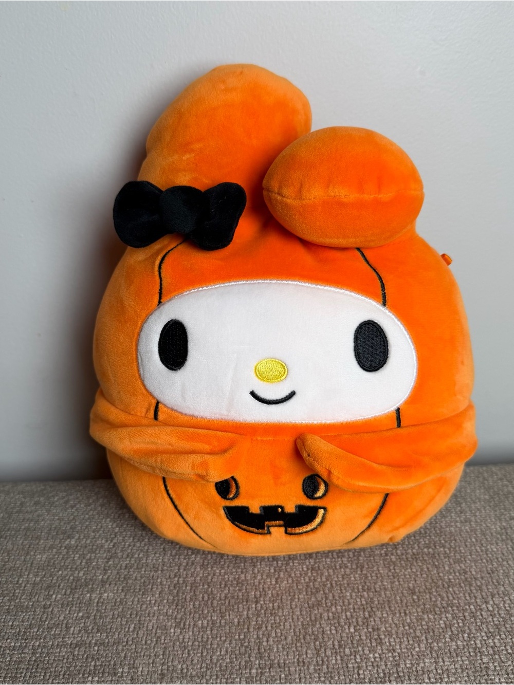 Squishmallows Sanrio Halloween My Melody Pumpkin Plush Jack O Lantern Kawaii